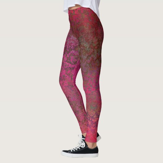 Einzigartiges Rot Leggings (Links)