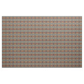 Einzigartiges Rotes Brown Aquamarin Blue Orange Mo Stoff (Yard (91,4 cm))
