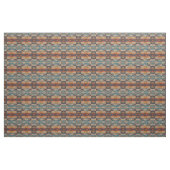 Einzigartiges Rotes Brown Aquamarin Blue Orange Mo Stoff (Fat Quarter (45,7 x 55,9 cm))