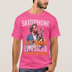 Einzigartiges saxophone Jazz Music Design T-Shirt