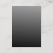 Einzigartiges schlichtes Monogramm Visitenkarte (Rückseite)