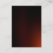 Einzigartiges schlichtes Monogramm Visitenkarte (Rückseite)