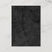 Einzigartiges schlichtes Monogramm Visitenkarte (Rückseite)