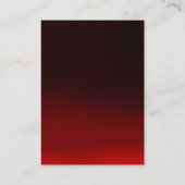 Einzigartiges schlichtes Monogramm Visitenkarte (Rückseite)