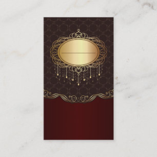 einzigartiges schlichtes retro elegantes formales visitenkarte