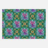 Einzigartiges Set für das Wrapping von Papierblätt Geschenkpapier Set (Vorderseite 3)