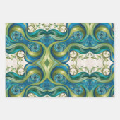 Einzigartiges Set für das Wrapping von Papierblätt Geschenkpapier Set (Vorderseite)