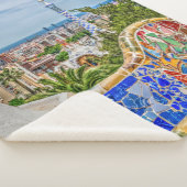 Einzigartiges Shabby Chic Barcelonas modern Sherpadecke (3/4)