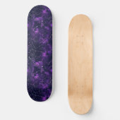 Einzigartiges Skateboard für Lila Astrologie-Desig (Vorderseite)