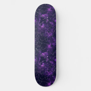 Einzigartiges Skateboard für Lila Astrologie-Desig