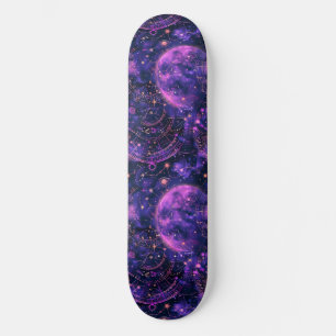 Einzigartiges Skateboard für Lila Astrologie-Desig