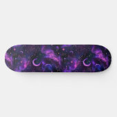 Einzigartiges Skateboard für Lila Astrologie-Desig (Horizontal)