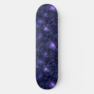 Einzigartiges Skateboard für Lila Astrologie-Desig