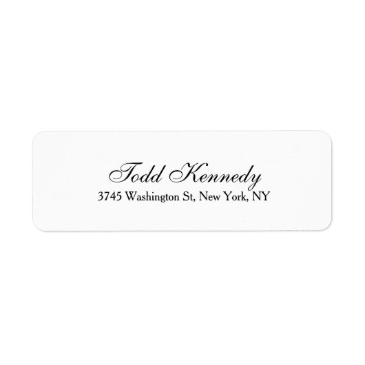 Einzigartiges Skript Kreativ Schlicht Schwarz-weiß (Vorne)