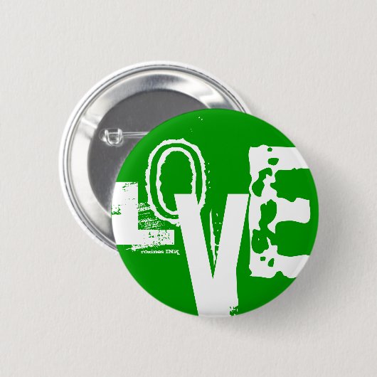 Einzigartiges Stadtbild LIEBE Graffiti Design Button (Vorne & Hinten)
