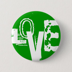 Einzigartiges Stadtbild LIEBE Graffiti Design Button
