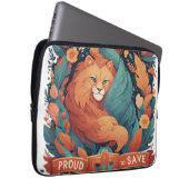 "Einzigartiges Stethoskopdesign in Herzform Laptopschutzhülle (Vorne Rechts)