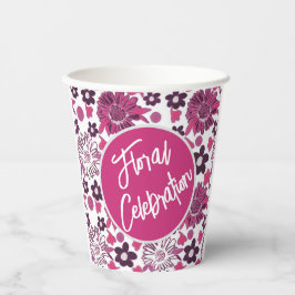 Einzigartiges, stilvolles Muster Pappbecher