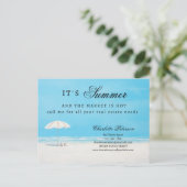 Einzigartiges Summer Real Anwesen Marketing oder P Postkarte (Stehend Vorderseite)