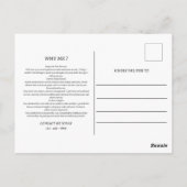 Einzigartiges Summer Real Anwesen Marketing oder P Postkarte (Rückseite)