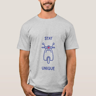 Einzigartiges T-Shirt bleibe