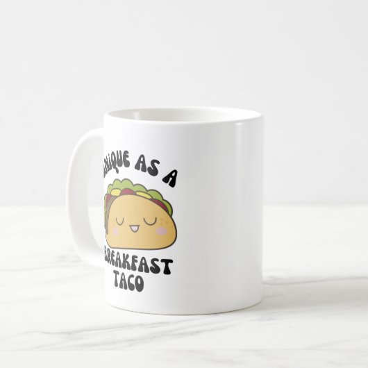 Einzigartiges Taco Kaffeetasse (Vorderseite Links)