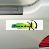 Einzigartiges Tennis (Mann) Autoaufkleber (Auf Auto)