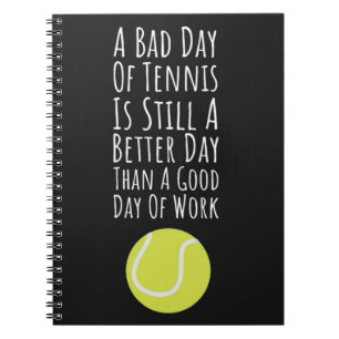 Einzigartiges Tennis spendet Minimalistische einfa Notizblock