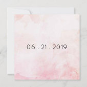 Einzigartiges Thema Hochzeit Einladung (Rückseite)