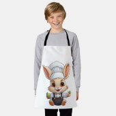 Einzigartiges Tiermuseum Niedlicher Koch Bunny Schürze (Getragen)