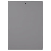 Einzigartiges Titanium Gray Ecru Trendy Template M Klemmbrett (Rückseite)