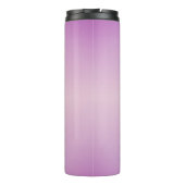 Einzigartiges überlappendes Monogramm | Soft Laven Thermosbecher (Rückseite)
