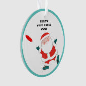 Einzigartiges Ultimate Frisbee Ornament (Vorderseite)