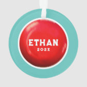 Einzigartiges Ultimate Frisbee Ornament (Rückseite)