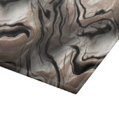 Einzigartiges und Cooles Muster aus Steinmarmor Schneidebrett (Ecke)