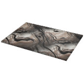 Einzigartiges und Cooles Muster aus Steinmarmor Schneidebrett (Ecke)