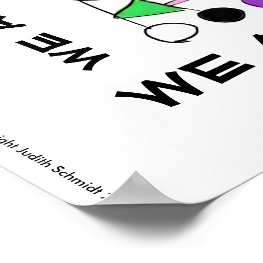 Einzigartiges und einmaliges Diversity Poster (Ecke)