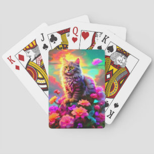 Einzigartiges und lustiges Kartenspiel für Katzenl Spielkarten