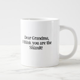 Einzigartiges und perfektes Geschenk für Oma! Jumbo-Tasse