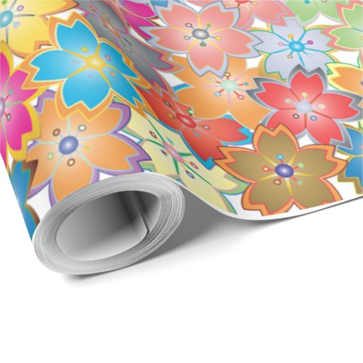 "Einzigartiges Urlaubspapier" Geschenkpapier (Rolleneckpunkt)