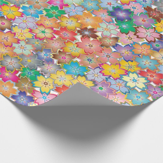 "Einzigartiges Urlaubspapier" Geschenkpapier (Ecke)