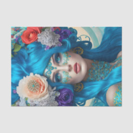 Einzigartiges Viktorianisches Frauenfachpapier Seidenpapier