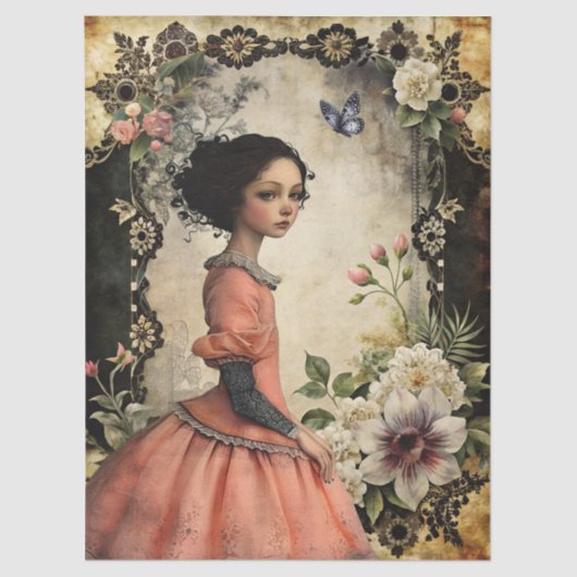 Einzigartiges Viktorianisches Giro del Malcantone Seidenpapier (Vorderseite)