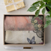 Einzigartiges Viktorianisches Giro del Malcantone Seidenpapier (Geschenk)