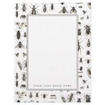 Einzigartiges Vintages Bug- und Insektenmuster