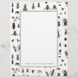 Einzigartiges Vintages Bug- und Insektenmuster