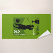 Einzigartiges Vintages Golfgeschenk Badehandtuch (Badehandtuch)
