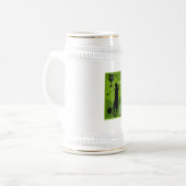 Einzigartiges Vintages Golfgeschenk Bierglas (Vorderseite Links)