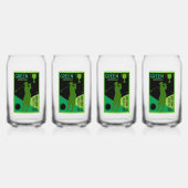 Einzigartiges Vintages Golfgeschenk Dosenglas (Hinten)