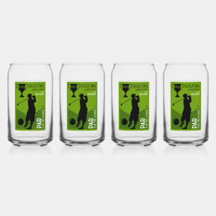 Einzigartiges Vintages Golfgeschenk Dosenglas